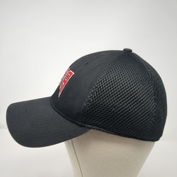 SWA Fitted Baseball Cap Black One Size Adjustable Embrodered 39Thirty New Era - Picture 3 of 10